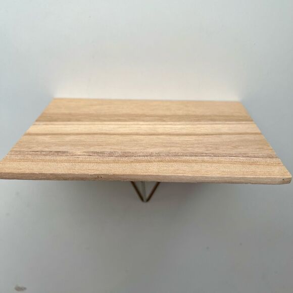 Geo Wooden Shelf Small Decoratir Shelf Home Decor - Picture 4 of 4